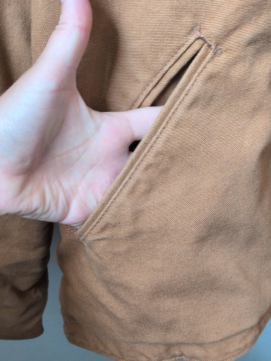 Carhartt Washed Duck Sierra Jacket in brown - large