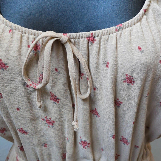 Reformation Augusta Gathered Floral Print Maxi Dress