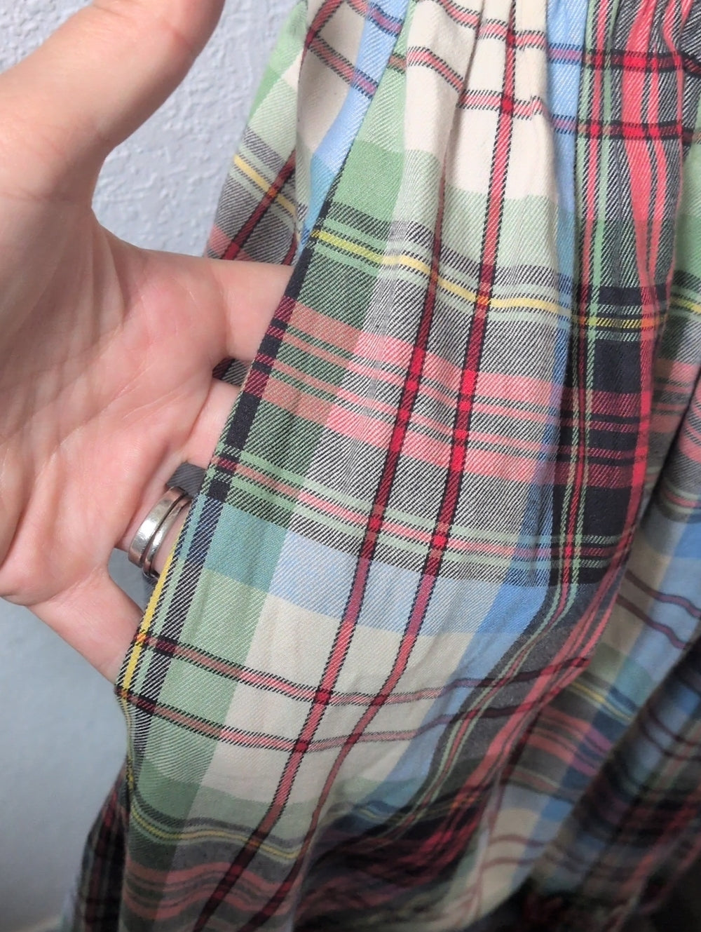 The Louisa Nap Dress in Tartan Plaid by  Hill House Home size m