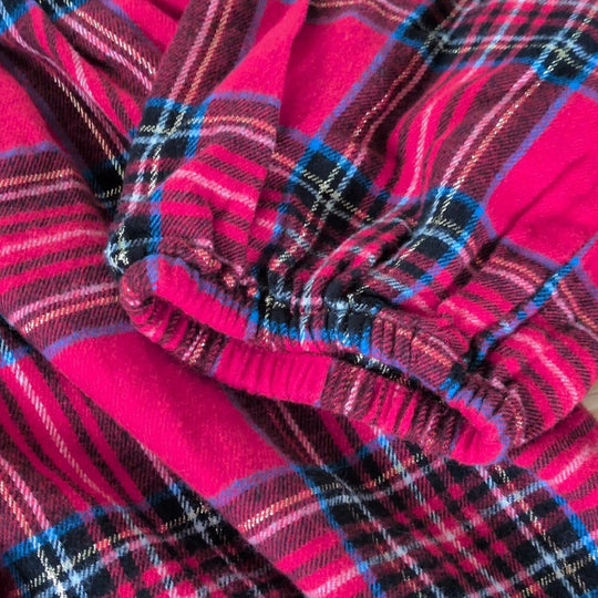 Thereabouts Girls Sparkle Tartan Plaid Dress - L /14