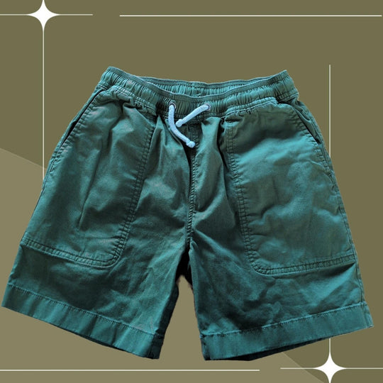 Boys Crewcuts Green Khaki Shorts - Boys 10
