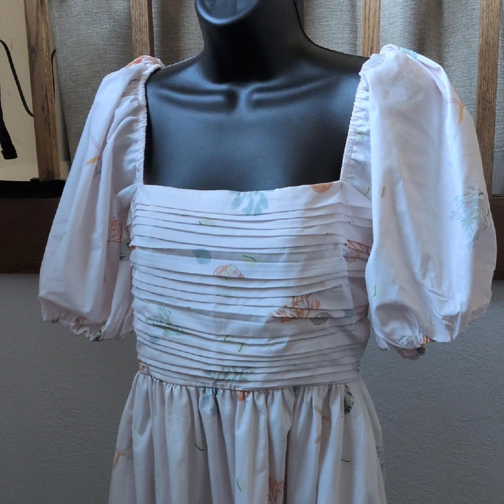 Abercrombie Seashell Print Emerson Dress  - Small