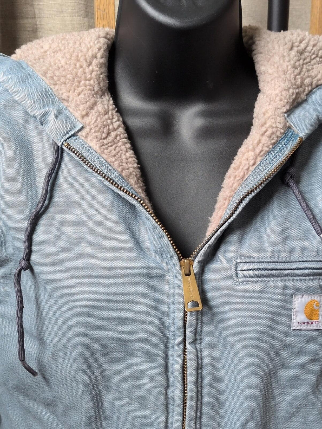 Vintage Carhartt Sandstone J141 jacket in  sea glass blue - XS