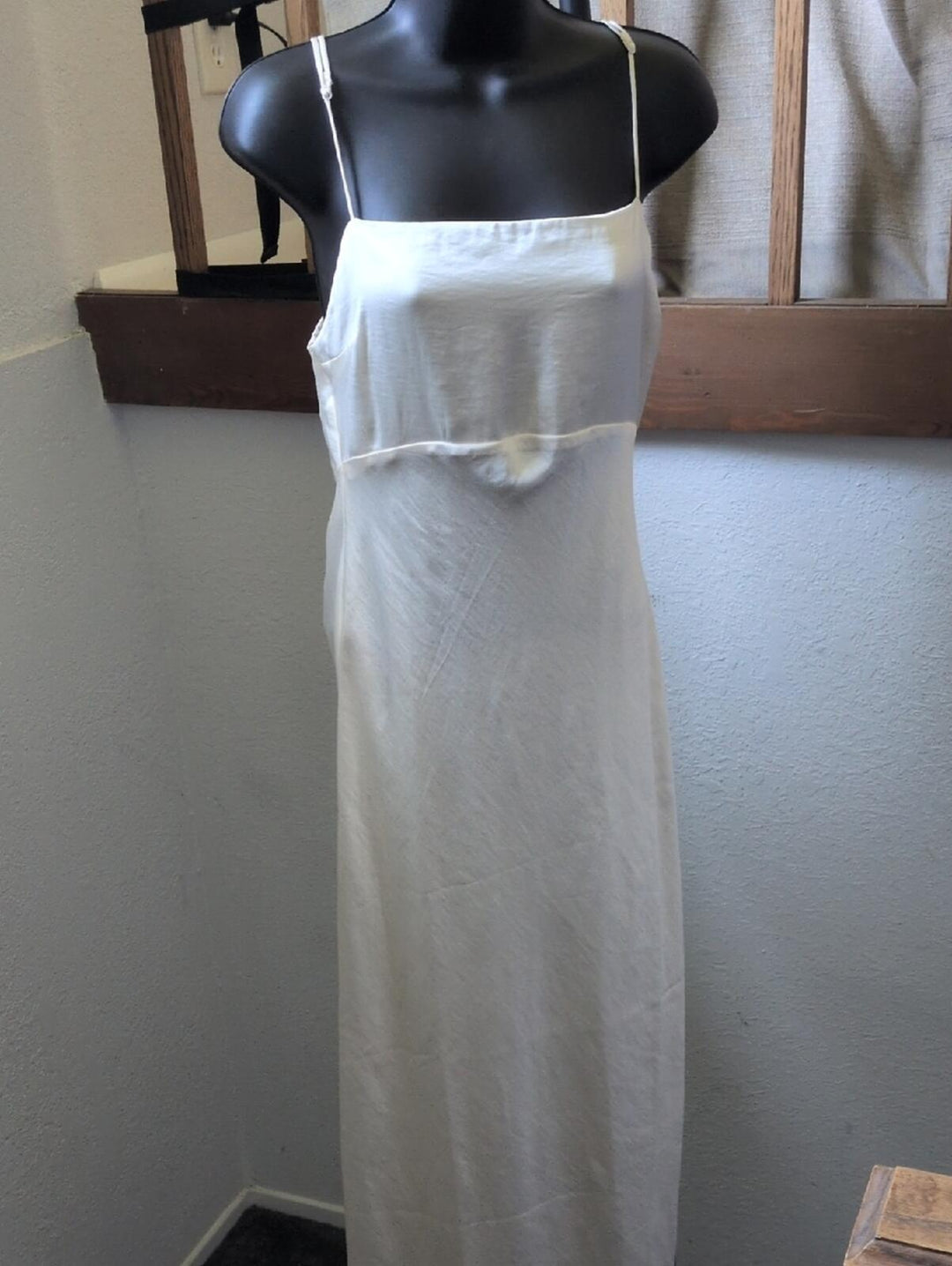 Abercrombie And Fitch Satin Bow Cowl Back Maxi Dress - MT