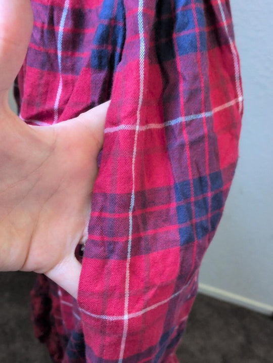Hill House Home Louisa Nap Dress In Cherry Tartan Size Est. S / XS