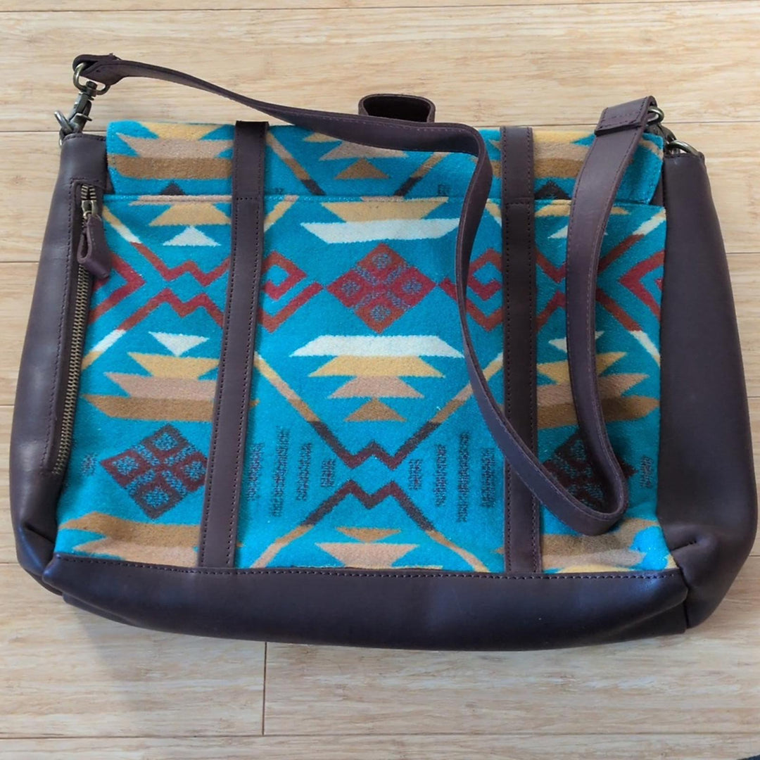 Pendleton Aztec Wool Messenger Bag