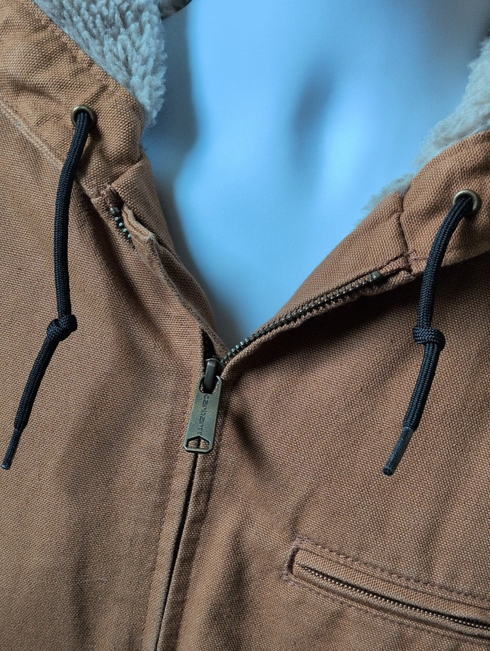 Carhartt Washed Duck Sierra Jacket in brown - large