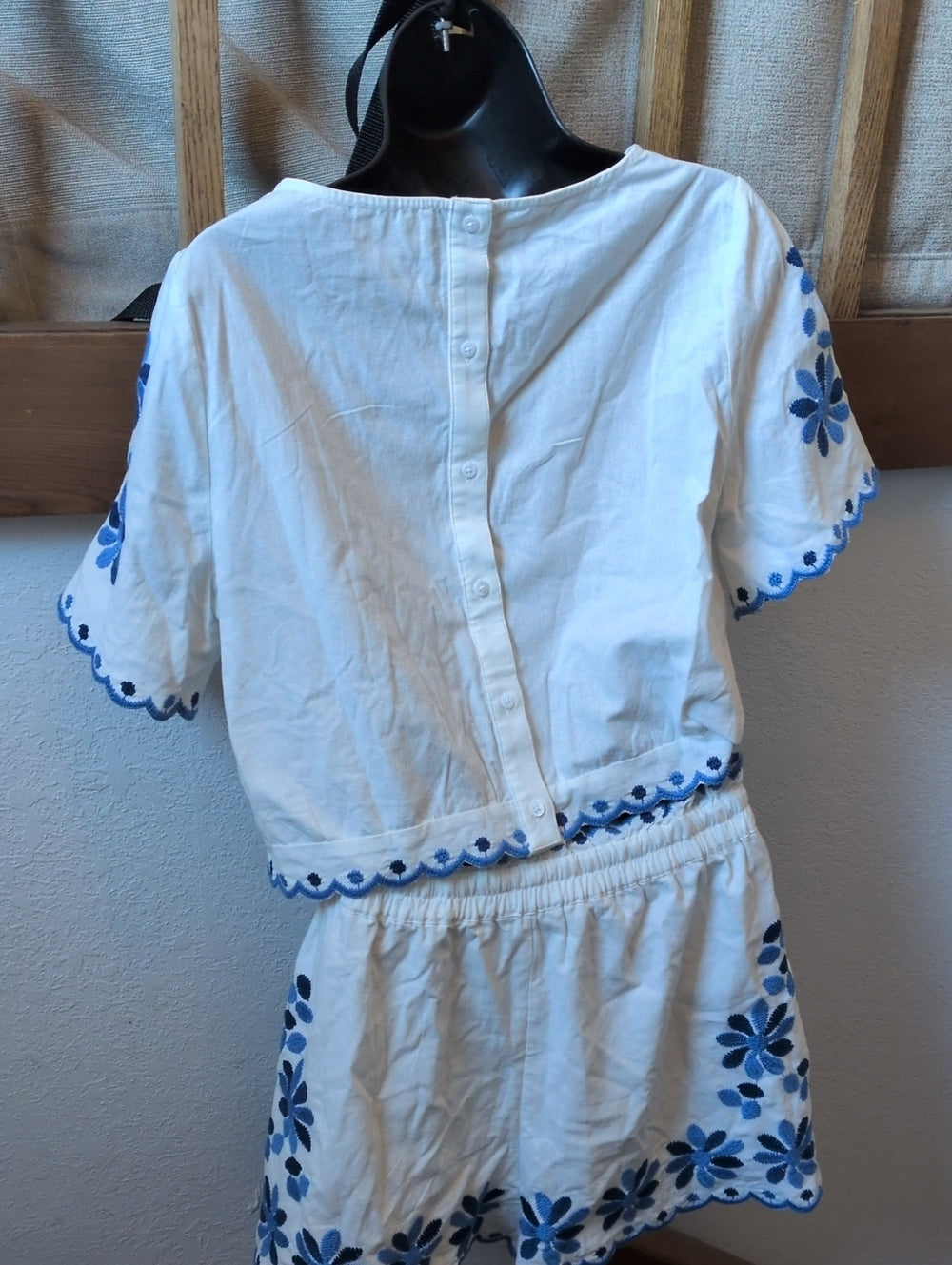 Two-piece outfit - Sézane Enaline Blouse and matching Matilio Shorts Size 40