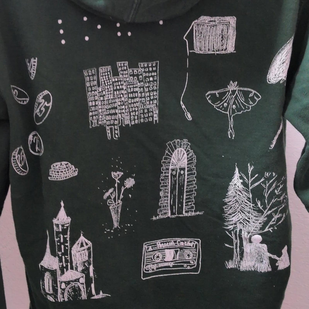 Regina Spektor Regi 11:11 Doodle Pullover Hoodie - Small