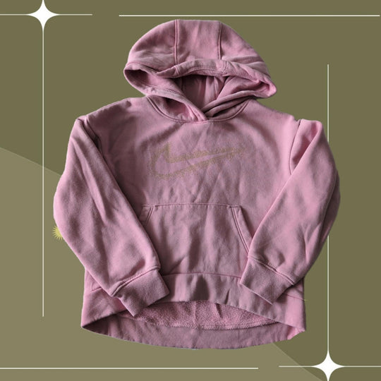 Pink Swoosh Nike Hoodie