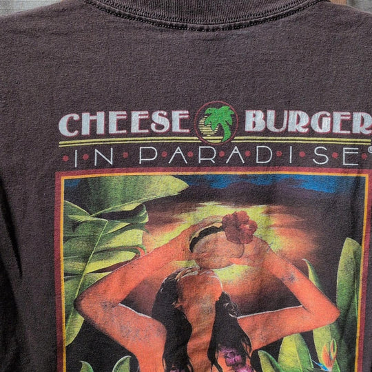 Y2K Vintage Cheeseburger In Paradise Lahaina Maui T-shirt -  Extra Large