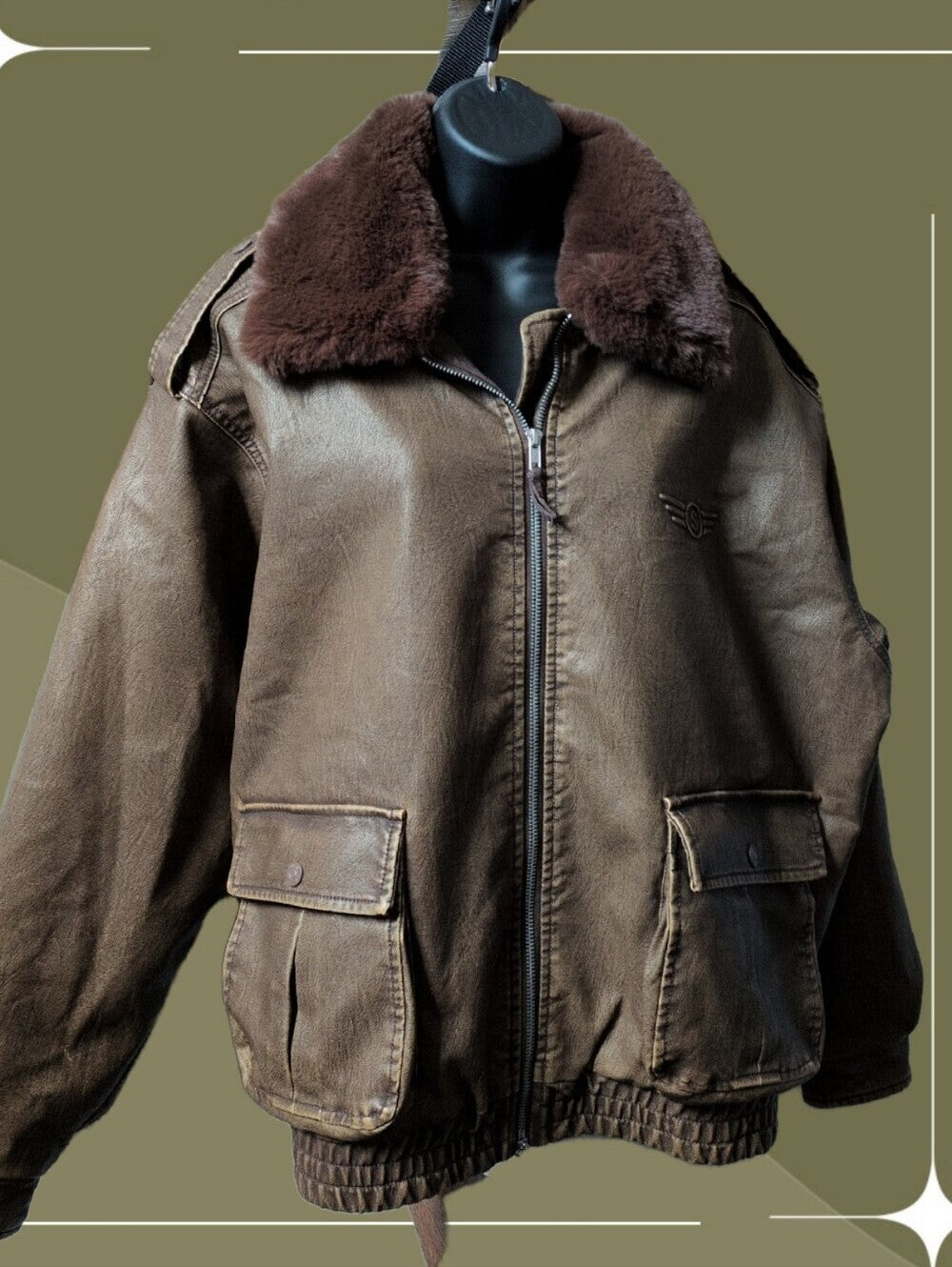 House Of Sunny Cruise Aviator Flight Jacket Size S