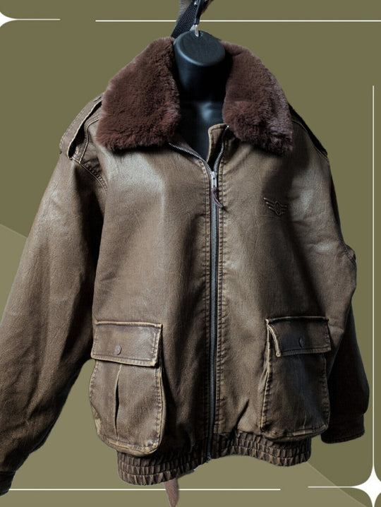 House Of Sunny Cruise Aviator Flight Jacket Size S