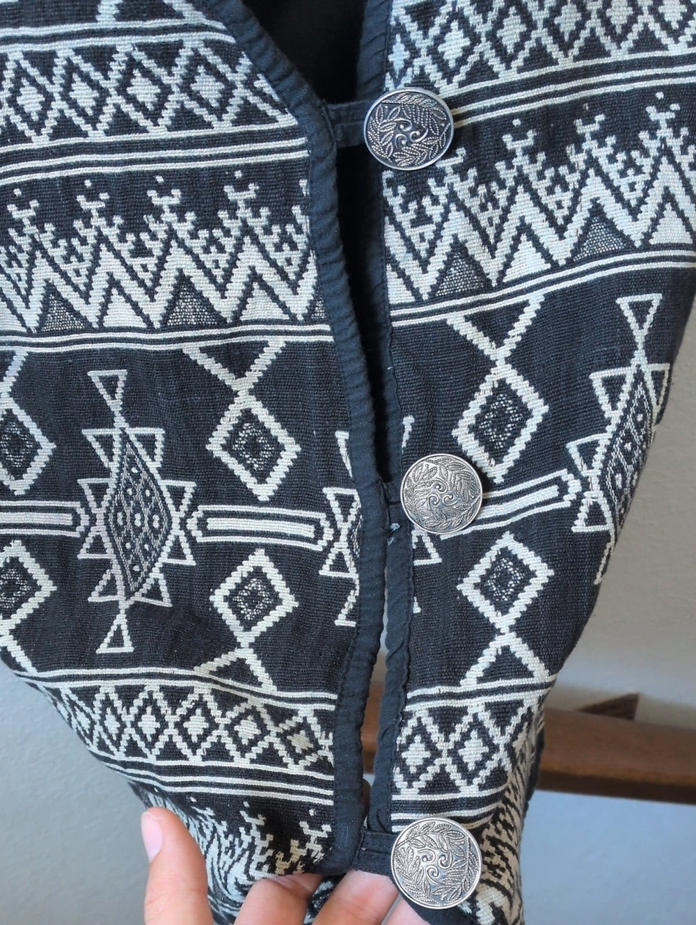 Vintage Flashback Aztec Kilim Style Vest Size L