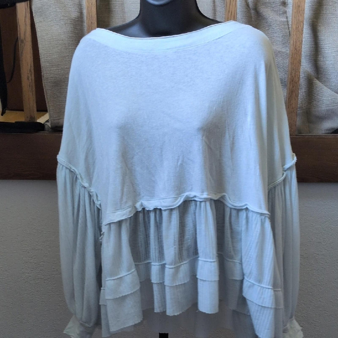 We The Free Sierra Oversized Long Sleeve Tee - Small