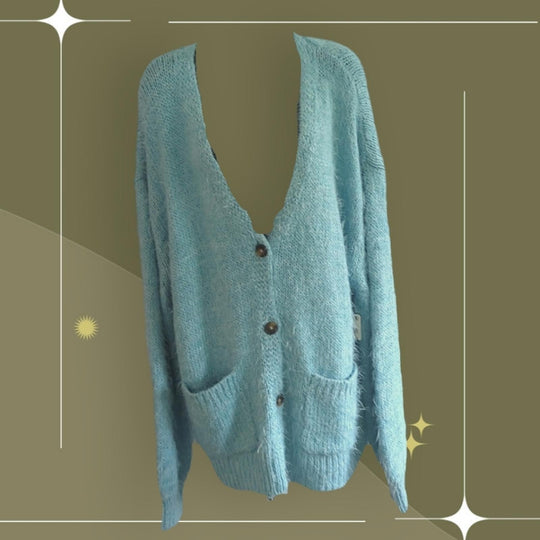 Free People Blue Butterfly Nevermind cardigan - Medium