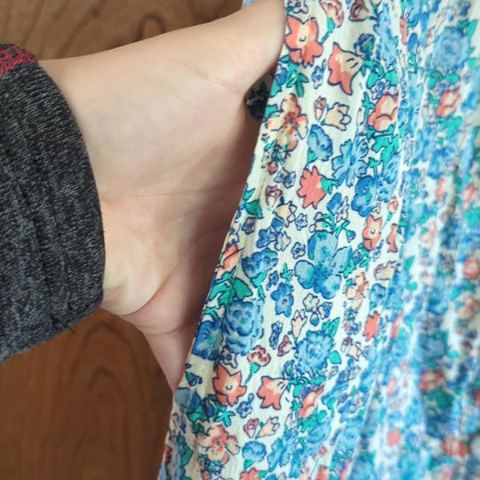 Free people molly jo midi dress blossom combo