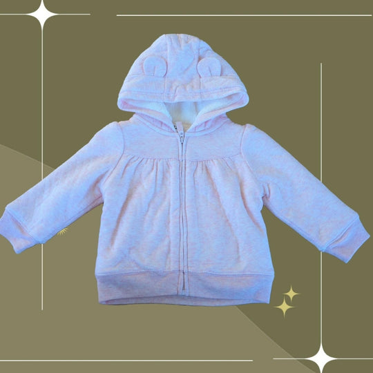 Simple joys by Carter's girls ears hoodie - 12 months.