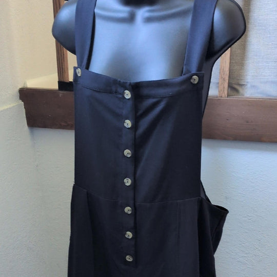 Good Luck Gem Nordstroms Button Overall In Navy - XL