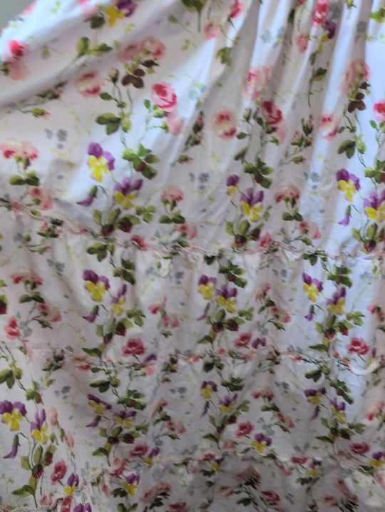 Hill House Home Ellie Nap Dress In Pink Blue bonnet Floral - XXXL