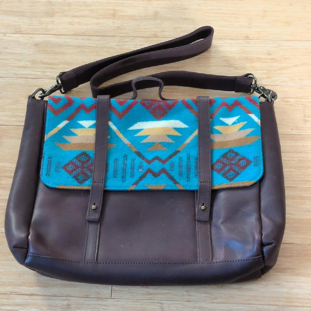 Pendleton Aztec Wool Messenger Bag