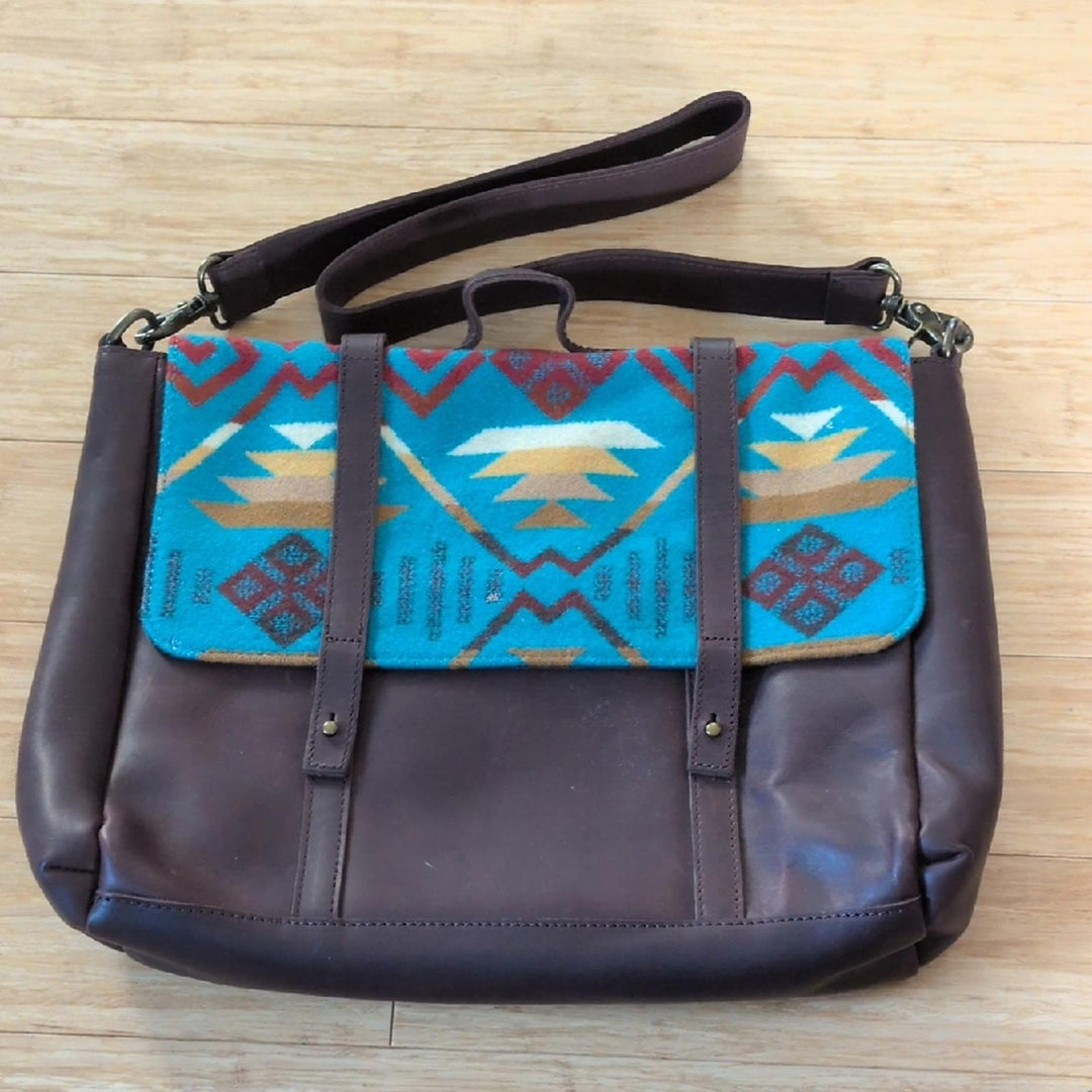 Pendleton Aztec Wool Messenger Bag
