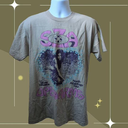 Sza Online Ceramics North American Open Arms Tour T-shirt - Large