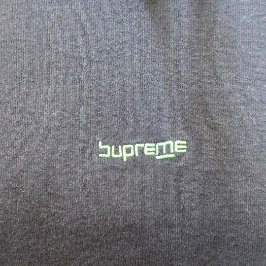 Mens Supreme Digital Logo Embroidered Hooded Sweatshirt
