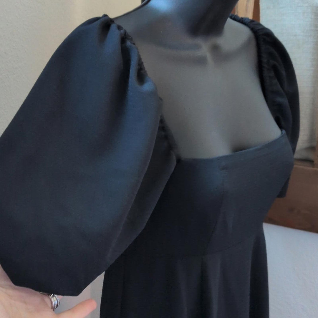 Hill House Home Black Matilda Nap Dress - XXS