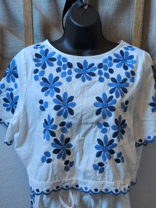 Two-piece outfit - Sézane Enaline Blouse and matching Matilio Shorts Size 40