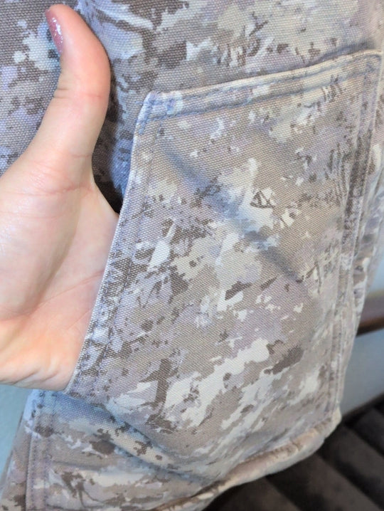 Carhartt Women's Washed Duck Sherpa-Lined Digital Camo Limited Edition Vest  - s