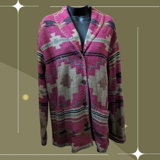 Vintage Gallup Cotton Southwest Jacket - Large