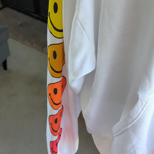 Aviator Nation smiley sunset relaxed oversized hoodie - Medium