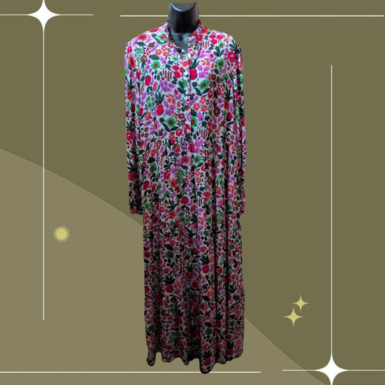 Boden Floral Maxi Dress - US 10