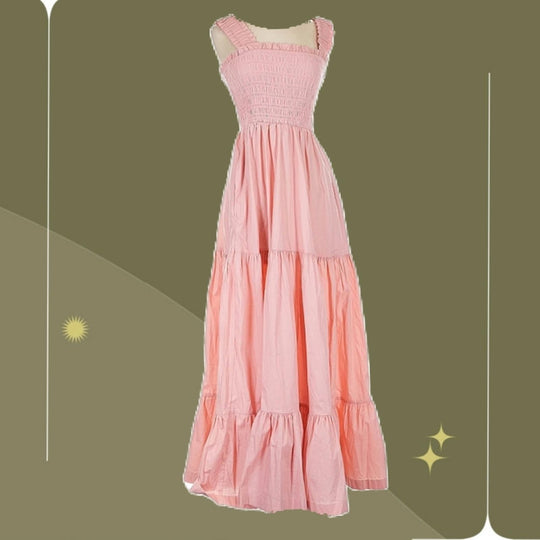 Pink Abercrombie Maxi Dress - Medium