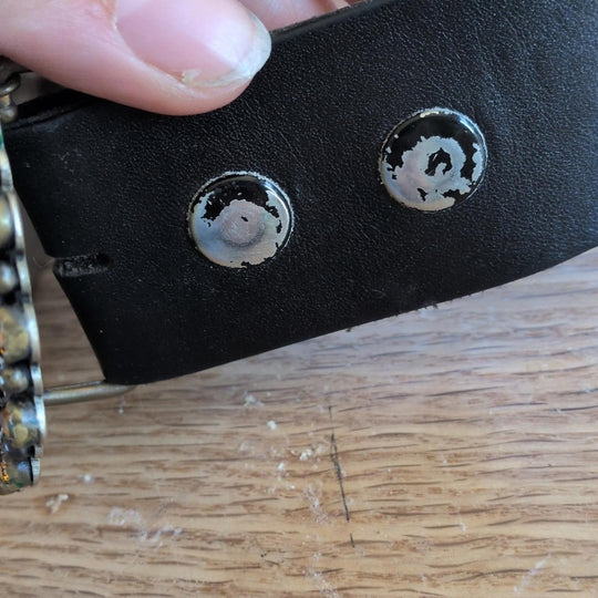 Frida Kahlo Saints And Angels Leather Belt Size 34 (Small)