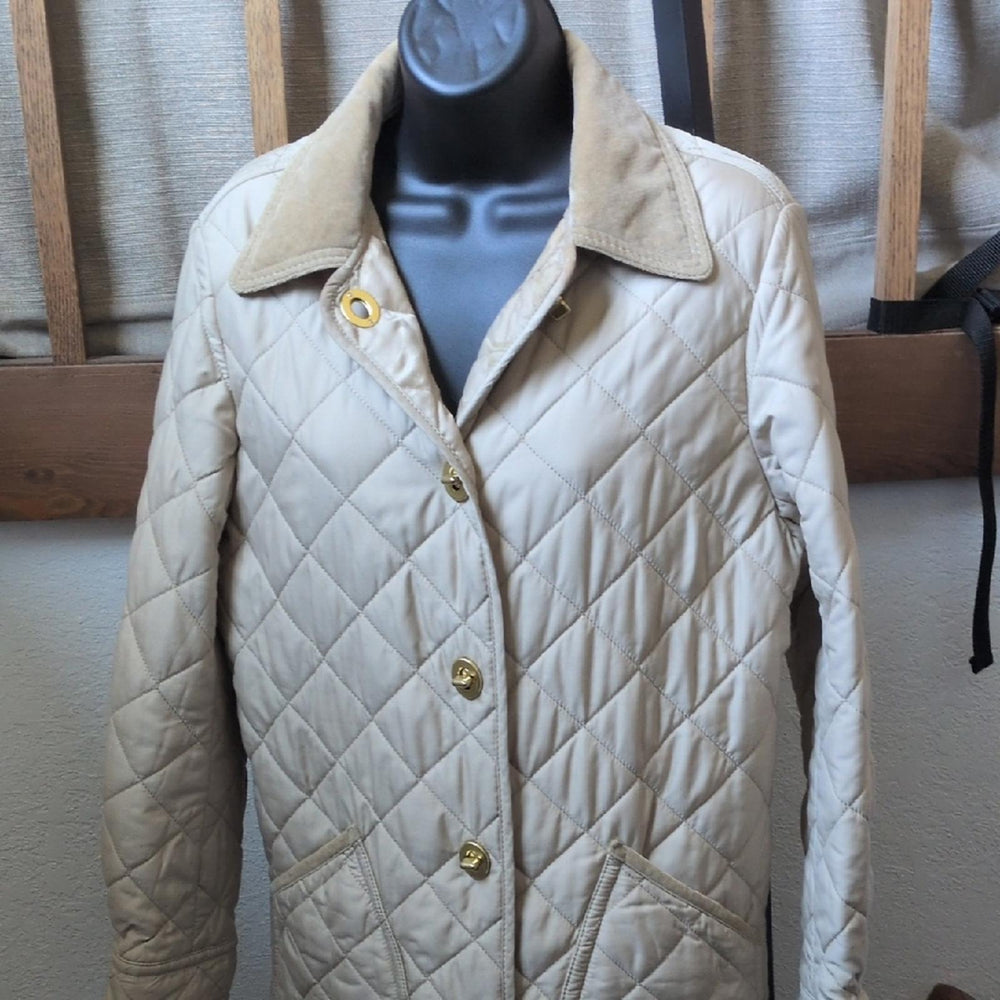 Coach Quilted Turn Lock Barn Coat