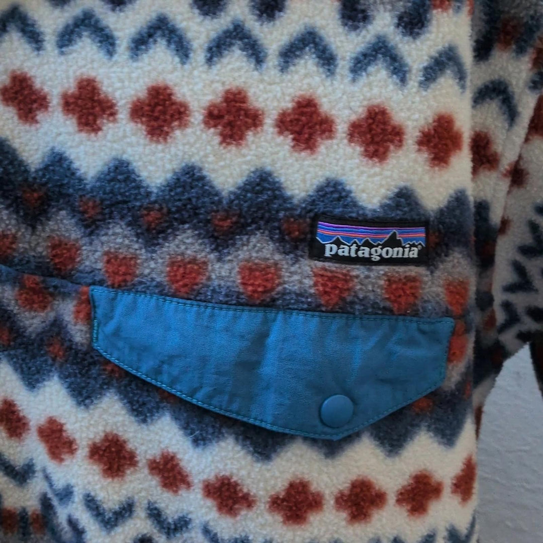 Patagonia Synchilla Snap T Sweater In cliff Underwater Blue  -  Large