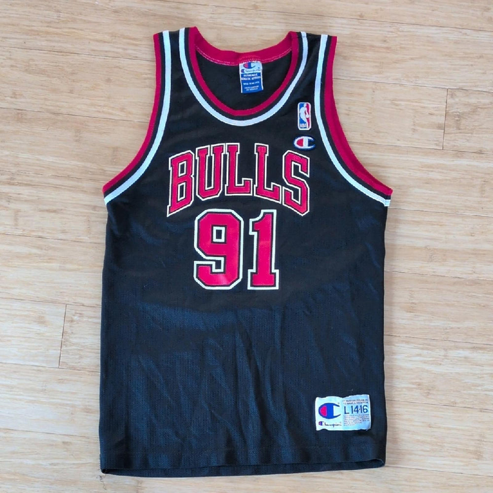 Vintage Chicago Bulls Rodman Jersey - Youth L (14-16)