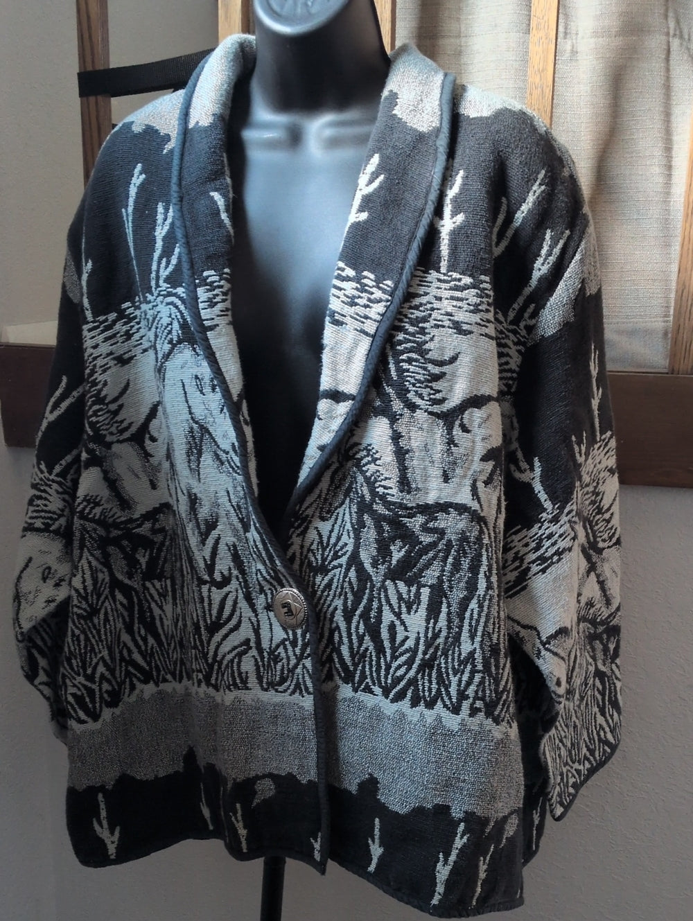 Vintage New Identity Horse Blanket Jacket - XL