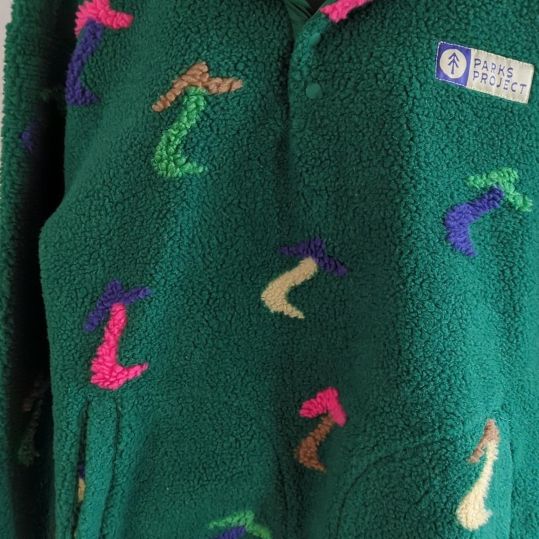 Parks project dancing shrooms trail fleece