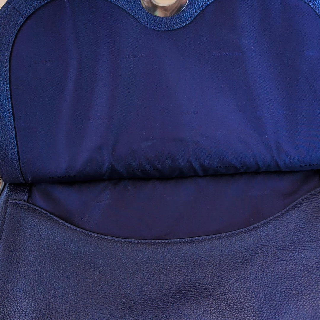 Coach Turnlock Hobo Bag In Eggplant