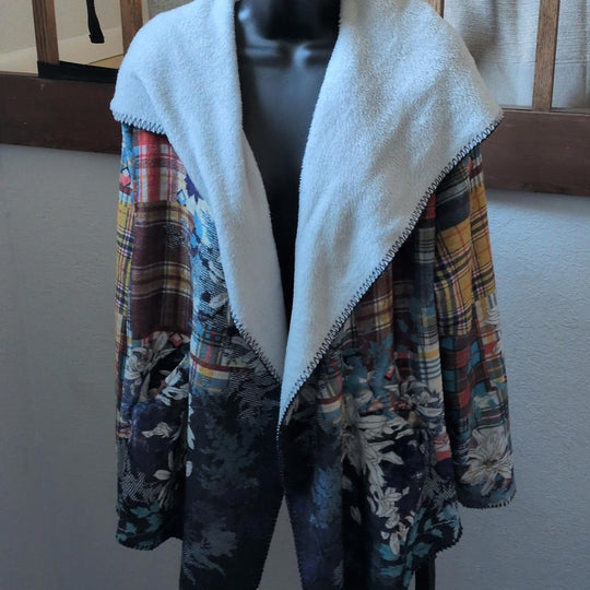 Johnny Was Ono Sherpa sweater Jacket - Medium