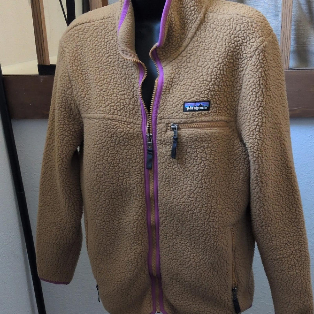 Women's Patagonia Retro Pile Fleece Zip-up Jacket - Medium