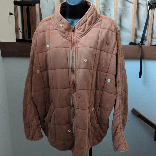 Free People Dolman Knit Jacket With Embroidered Flowers - L/ XL