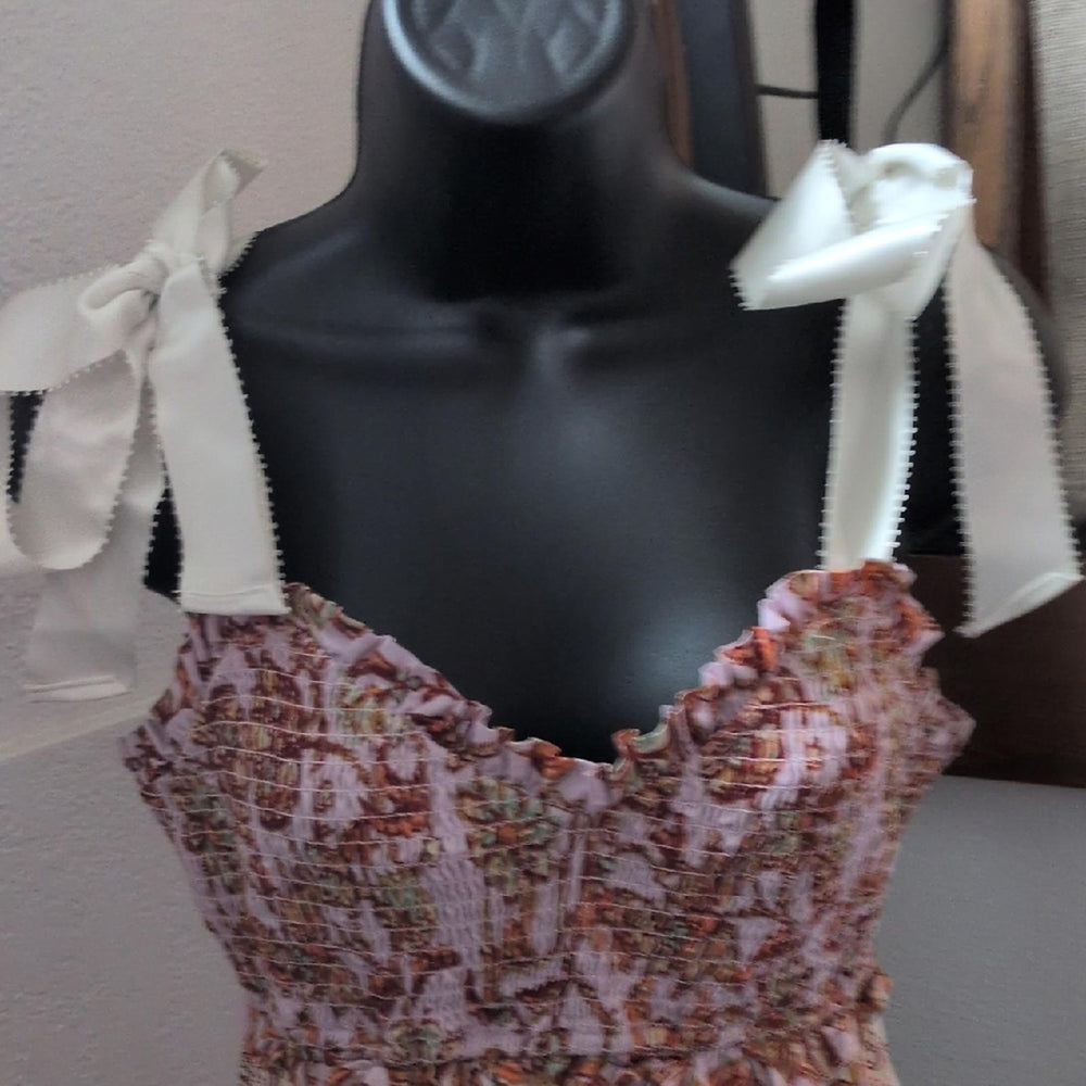 Free People Bluebell Tiered Floral Maxi Dress - Small