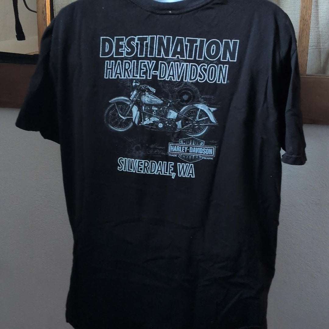 Harley-Davidson Genuine Silverdale Washington T-shirt - Extra Large