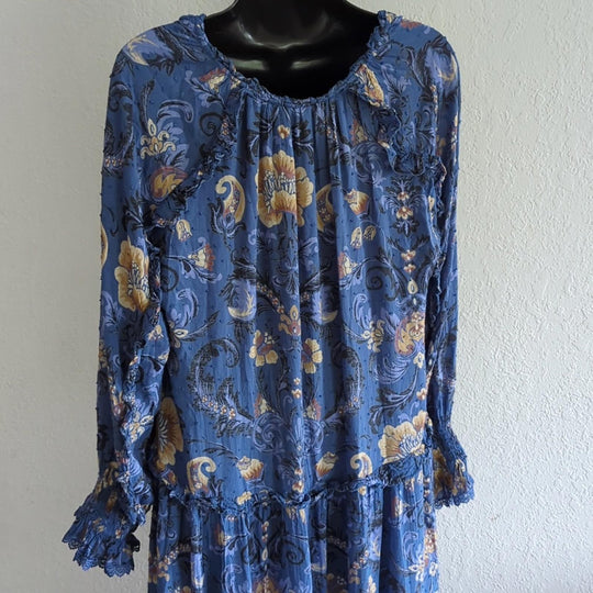 Spell and the Gypsy Aurora Boho long sleeve midi dress