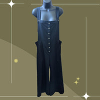 Good Luck Gem Nordstroms Button Overall In Navy - XL