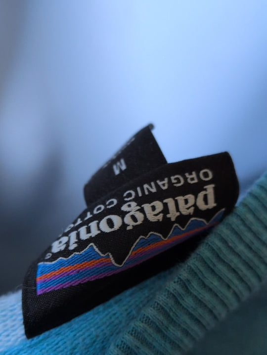 Light blue Patagonia P-6 Label Midweight Crew Sweatshirt  size m